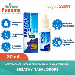 Breathy nasal drops untuk melembabkan membran nasal (30 ml)