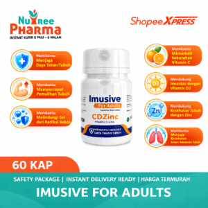 Imusive for adults cd zinc isi 60 kapsul