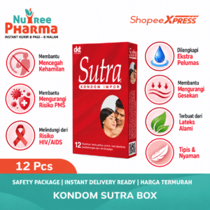Kondom sutra box isi 12 pcs