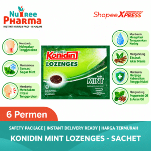Konidin rasa mint lozenges isi 1 sachet | permen konidin | permen batuk | pelega tenggorokan