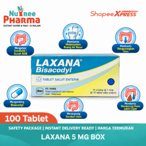 Laxana 5 mg box isi 100 tablet