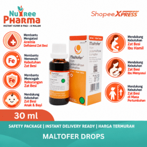 Maltofer drop 30 ml | obat vitamin anemia | kekurangan zat besi | zat besi vitamin bayi / anak