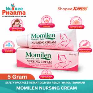 Momilen nursing cream 5 gram | merawat dan melindungi puting | puting lecet / puting luka | nipple cream