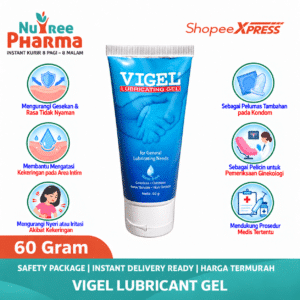 Vigel gel besar 60 gr | lubricating gel | pelicin miss v | penambah gairah khusus wanita frigid