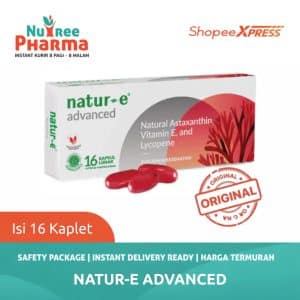 Natur-e / natur e advanced soft capsule – vitamin e isi 16 kapsul suplemen kesehatan kecantikan dari dalam vitamin e