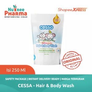 Cessa hair & body wash refill 250 ml – healthy skin & silky smooth hair