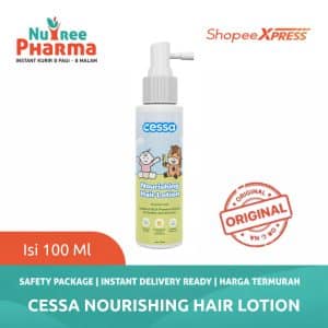 Cessa nourishing hair lotion 100ml paket 2 pcs | baby hair care healthy & shiny | dengan formula anti lepek