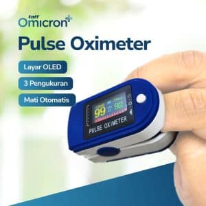 Taffomicron fingertip pulse oximeter alat ukur saturasi oksigen darah ujung jari