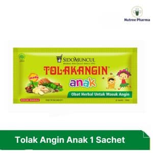 Tolak angin anak 1 sachet - mengatasi gejala masuk angin anak 1-6 tahun