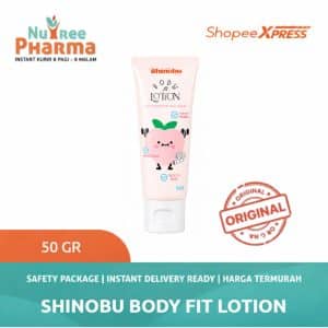 Shinobu body fit lotion 50 gr 100% original membantu mengencangkan kulit