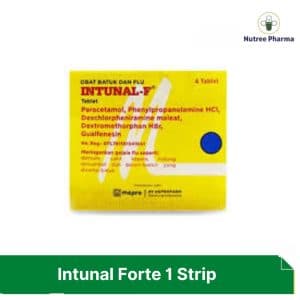 Intunal forte tablet 1 strip – redakan flu, pilek, batuk, sakit kepala