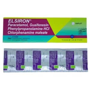 Elsiron strip isi 10 tablet - untuk mengatasi gejala flu