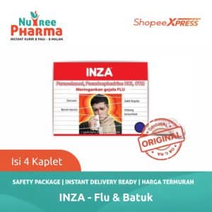 Inza strip - meringankan gejala flu obat flu