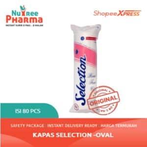 Selection kapas pembersih kapas wajah selection round facial cotton oval bulat kapas kecantikan lembut halus pembersih wajah makeup facial