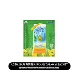 Adem sari minuman herbal meredakan panas dalam ademsari 6 sachet