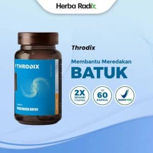 Throdix isi 60 kapsul - obat tradisional untuk membantu meredakan batuk