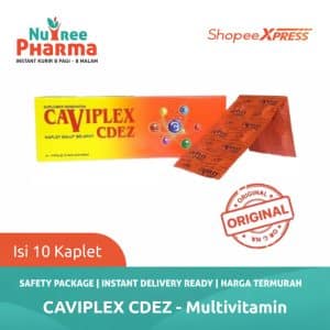 Multivitamin mineral caviplex cdez 1strip 10kaplet