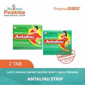 Antalinu strip isi 2 tablet meringankan pegal linu