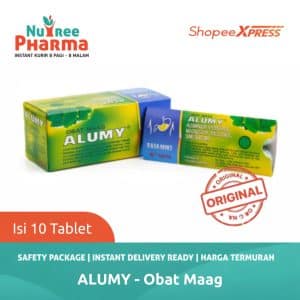Alumy tablet 1 strip - obat maag untuk asam lambung | tukak lambung