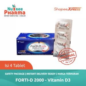 Forti-d 2000 iu strip 4 tablet cap vitamin d3