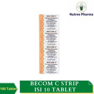 Becom c strip isi 10 tablet - vitamin c / multivitamin