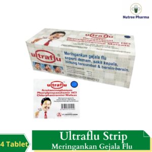 Ultraflu strip isi 4 tablet