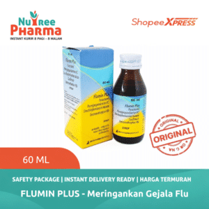 FLUMIN PLUS SYRUP 60 ML | OBAT DEMAM | SAKIT KEPALA | BERSIN/BERSIN & FLU