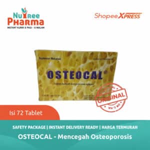 Osteocal Box Isi 72 Tablet Kunyah | Kalsium Tablet Kunyah Rasa Anggur | Memenuhi Kebutuhan Kalsium
