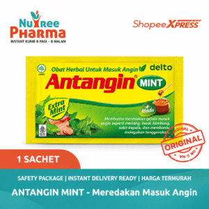 Antangin Sirup Herbal Masuk Angin Mint | Antangin Cair Ginger Mint -  isi 1 Sachet