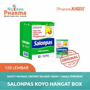 SALONPAS KOYO HIJAU BOX - ISI 120 LEMBAR | Salonpas Koyo Pereda Nyeri Otot Sendi