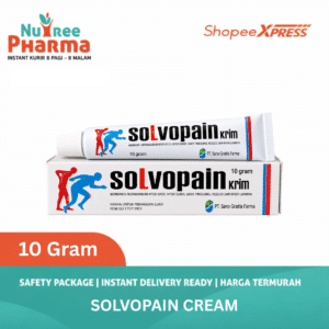 Solvopain Krim 10 gr | Untuk Nyeri Otot / Keseleo / Pegal-Pegal