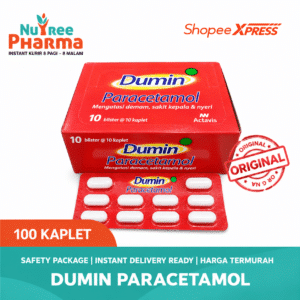 Dumin 500 mg Box Isi 100 Tablet Obat Sakit Kepala Demam Sakit Gigi Kaplet