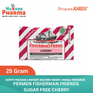 Permen Fisherman's Friend Sugar Free Cherry 25 gr