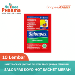 Salonpas Koyo Hot Isi 10 Lembar Sachet | Salonpas Koyo Pereda Nyeri Otot Sendi