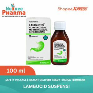 MURAH & DIJAMIN ORI Lambucid Suspensi 100 ml | Obat Sakit Maag | Tukak Lambung | Gastritis