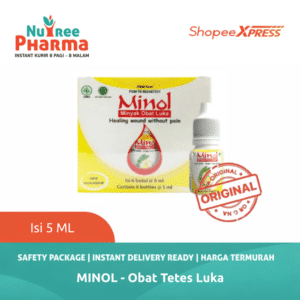 MINOL KECIL 5 ML 1 BOX @ 6 BOTOL | Minyak Luka