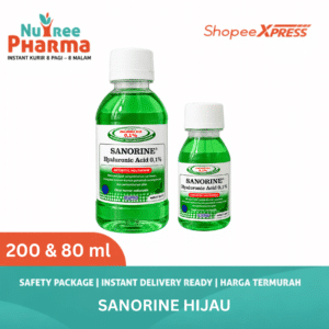 Sanorine Hijau 200 ML & 80 ML | OBAT KUMUR | Bau | Gusi