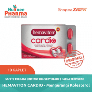 Hemaviton Cardio 10 Kaplet - Mengurangi Kolesterol