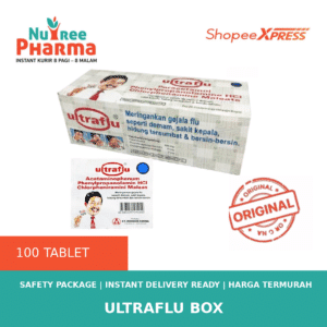 Ultraflu Box isi 100 Tablet / Obat Flu Demam Sakit Kepala