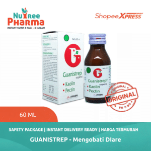 Guanistrep Sirup 60 ml / Obat Diare Anak / Antidiare Disentri
