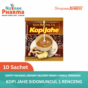 Kopi Jahe Sidomuncul 10 sachet/ renceng - Minuman Hangat Herbal Nikmat & Menyehatkan