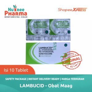 Lambucid Tablet 1 Strip (10 Tablet) – Obat Maag & Asam Lambung