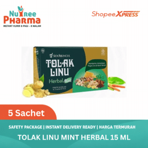 Tolak Linu Mint Herbal 15 ml untuk Meredakan Pegal Linu (5 Sachet)