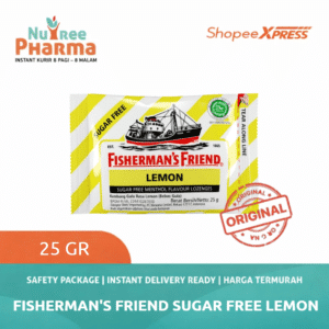 Permen Fisherman's Friend Sugar Free Lemon 25 gr Lozenges Permen Pelega Tenggorokan