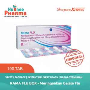 Rama Flu Box isi 100 Tablet - Obat Batuk Dan Flu