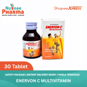 Enervon-C  isi 30 tablet – Vitamin C + B Kompleks untuk Energi & Imunitas Harian
