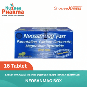 NEOSANMAG FAST BOX ISI 16 TAB | OBAT MAAG & ASAM LAMBUNG