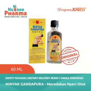 MINYAK GANDAPURA CAP LANG 60 ml ASLI - Meredakan Nyeri Otot