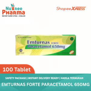 Emturnas Forte Paracetamol 650 mg -- Box