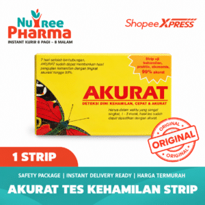Akurat Test Kehamilan Strip - Deteksi Dini Kehamilan, Cepat & Akurat